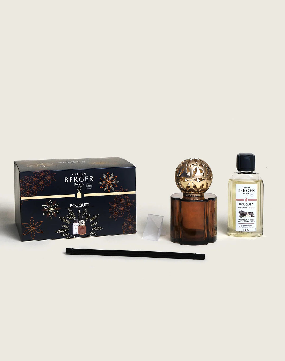 Pomelis Bouquet Reed Diffuser Vanilla Magnificence - Chocolate - Maison Berger