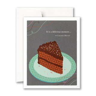 Compendium It Is A Delicious Moment Birthday Card