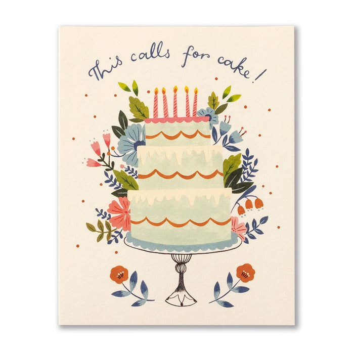 Compendium This Calls For Cake Birthday Card