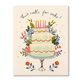 Compendium This Calls For Cake Birthday Card