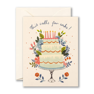 Compendium This Calls For Cake Birthday Card