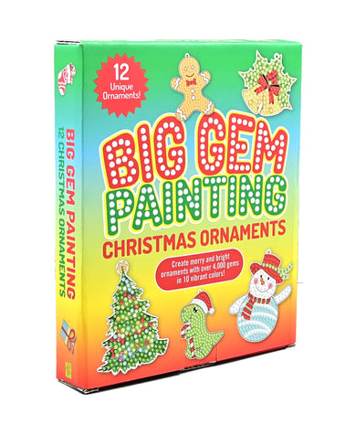 Peter Pauper Press Big Gem Painting Christmas Ornaments Kit