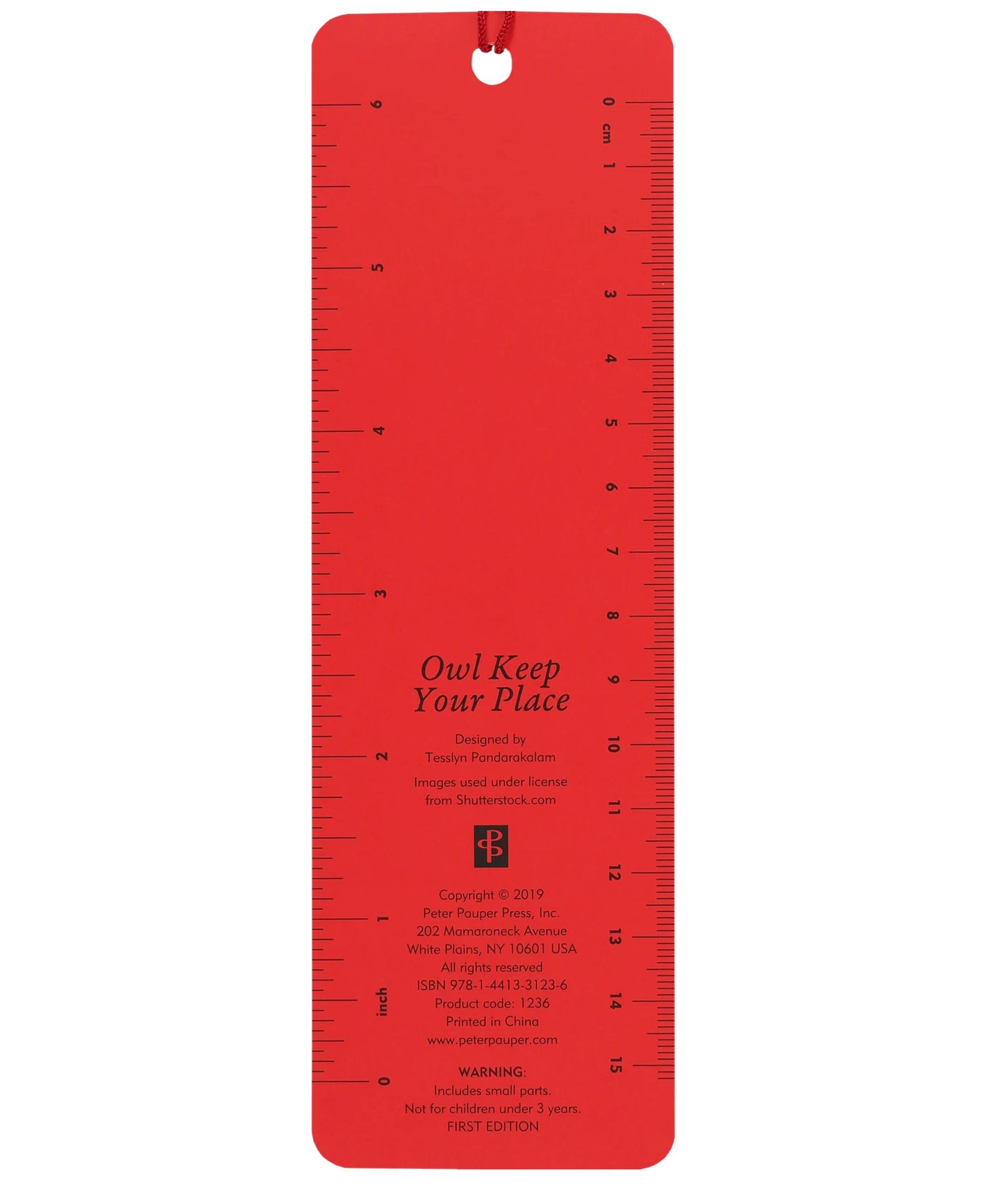 Peter Pauper Press Owl Keep Your Place Children's Bookmark