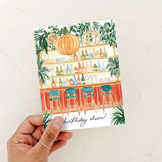 Tropical Birthday Cheers Card Blank