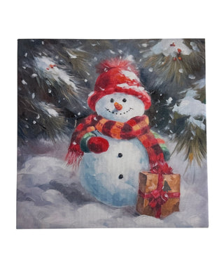 Snowman Light Up Canvas