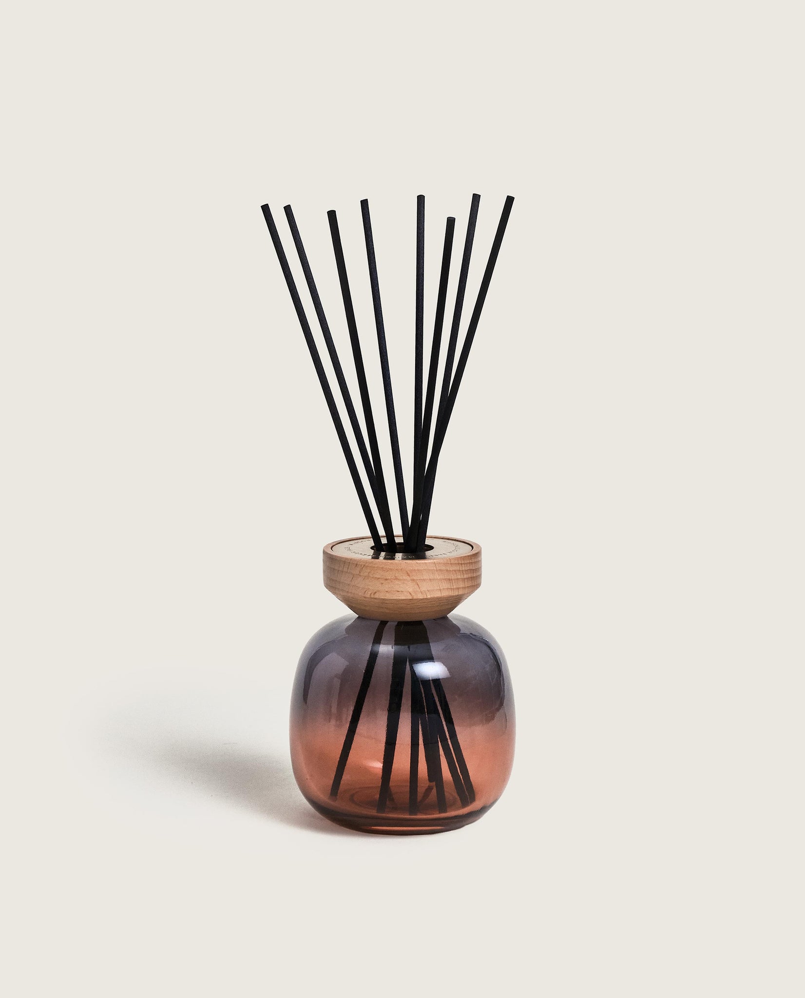 Wood Reed Diffuser Orange Cinnamon - Grey/Red - Maison Berger
