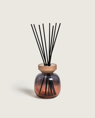 Wood Reed Diffuser Orange Cinnamon - Grey/Red - Maison Berger