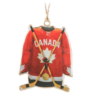 Canada Hockey Jersey Ornament - Red