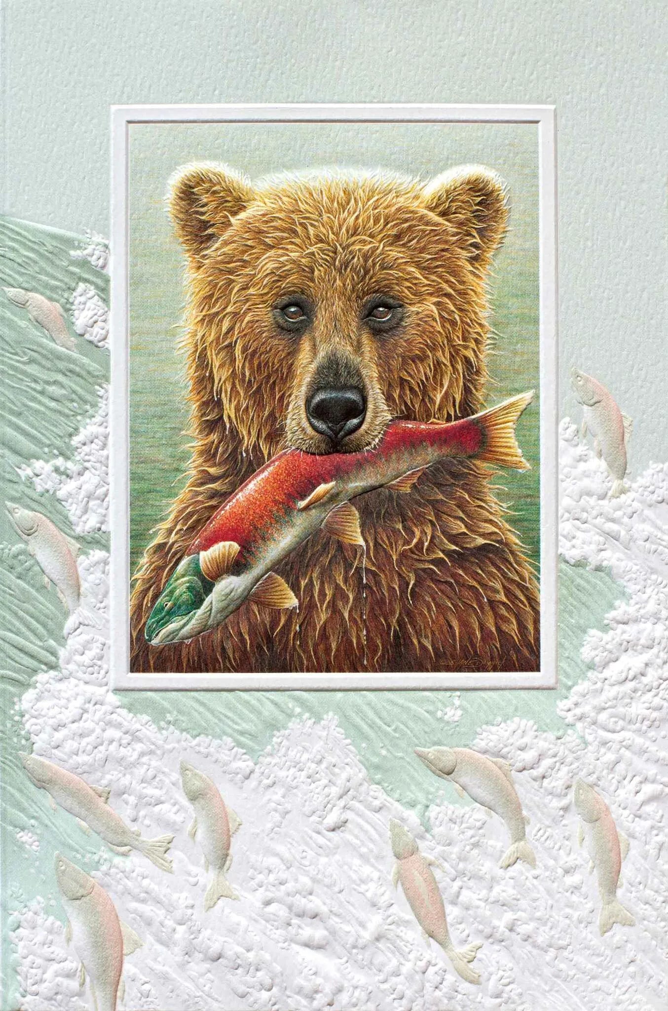 Pumpernickle The Fisherman Birthday Card