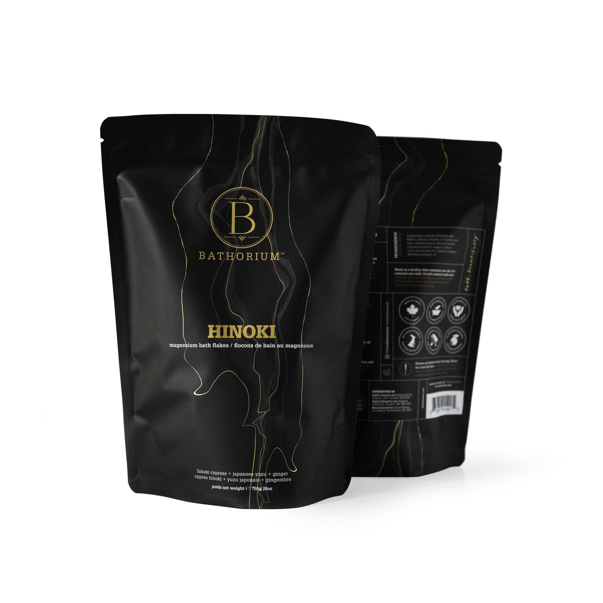 Bathorium Hinoki Magnesium Bath Flake Soak 750g