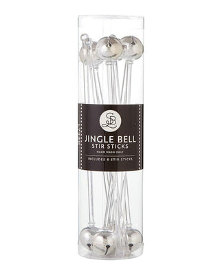 Santa Barbara Jingle Bell Stir Sticks
