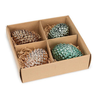 Pinecone Ornament Extra Large - Set Of 4