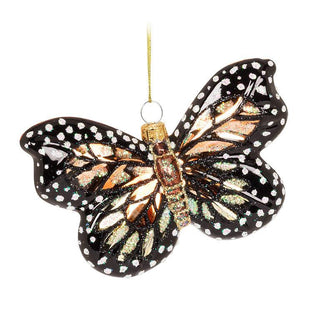 Monarch Butterfly Glass Ornament