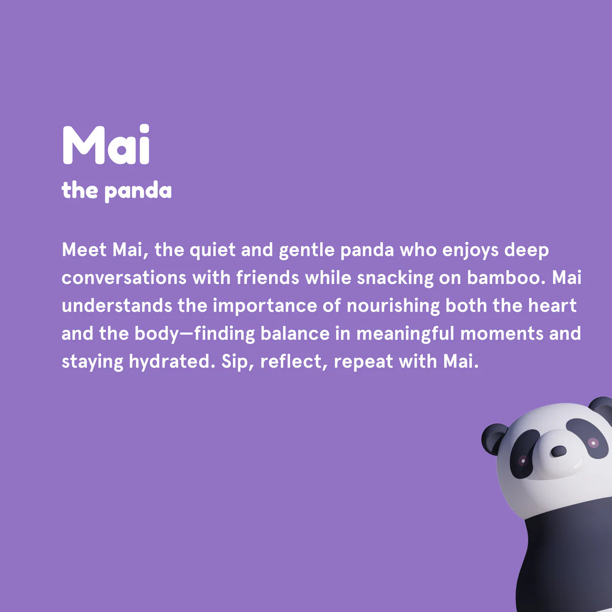 Asobu Bestie Panda Bottle