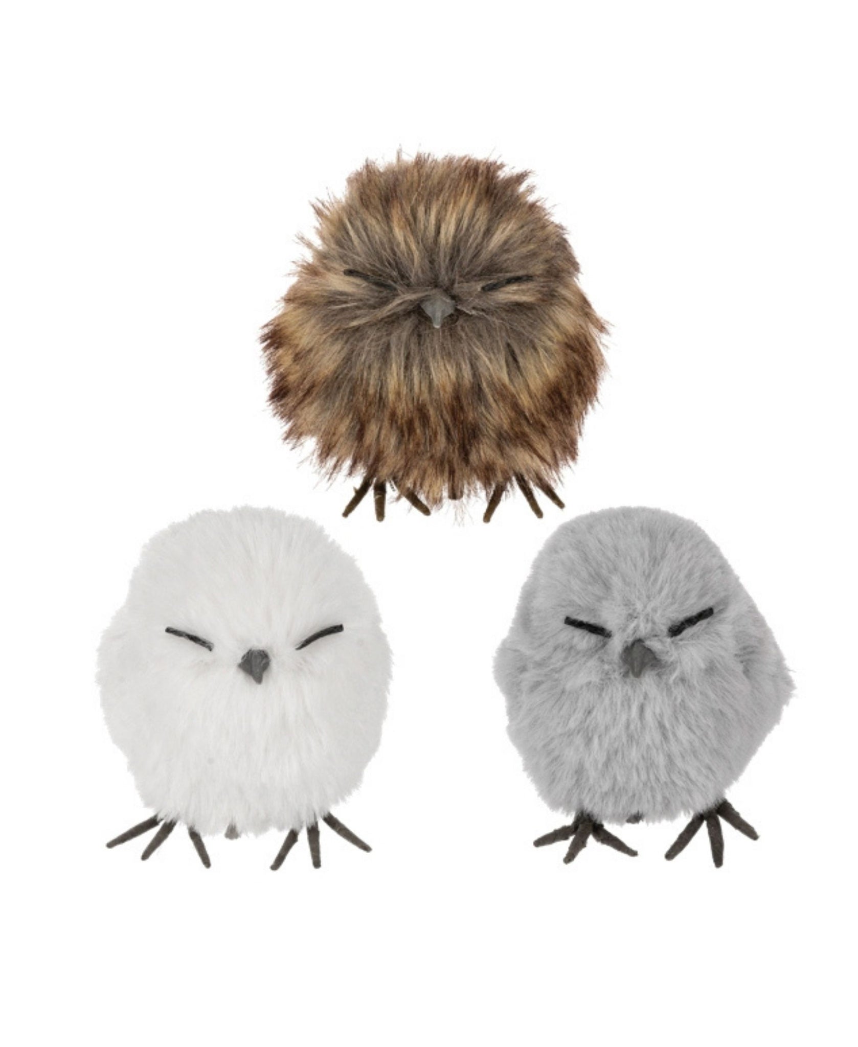 Winter Owl Clip-On Ornaments