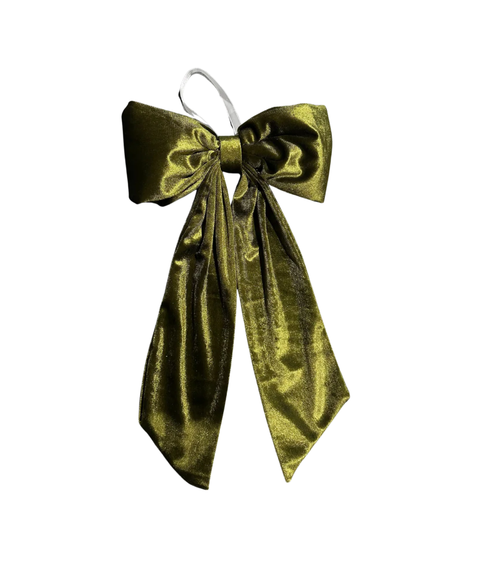 Luxe B Co. Medium Chartreuse Velvet Holiday Bows