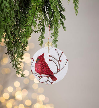 Red Cardinal Ball Ornament