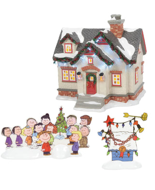 Department 56 Snow Village The Peanuts House