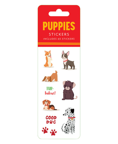 Peter Pauper Press Puppies Sticker Set