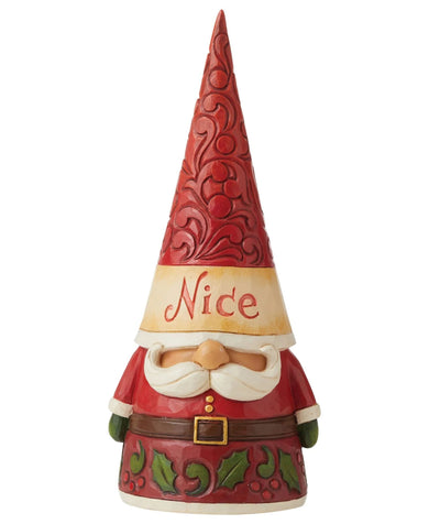 Jim Shore Gnomes: Two Sided Naughty And Nice Gnome