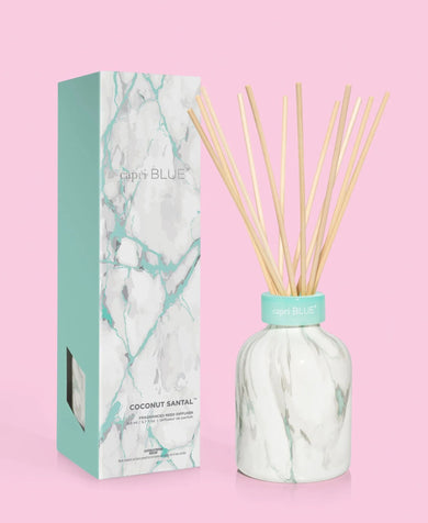 Capri Blue Coconut Santal Modern Marble Petite Reed Diffuser