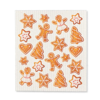 Gingerbread Cookies Swedish Dishcloth