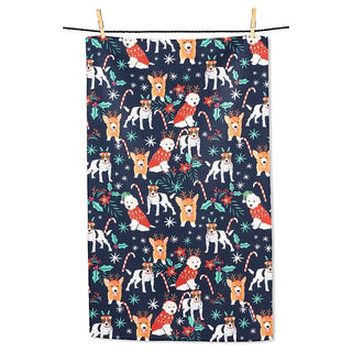 Holiday Dogs Kitchen Towel