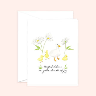 Congratulations on your Bundle of joy Baby Card Blank