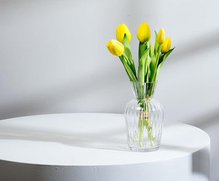 Lifelike 5 Stem Tulip Bunch - Yellow