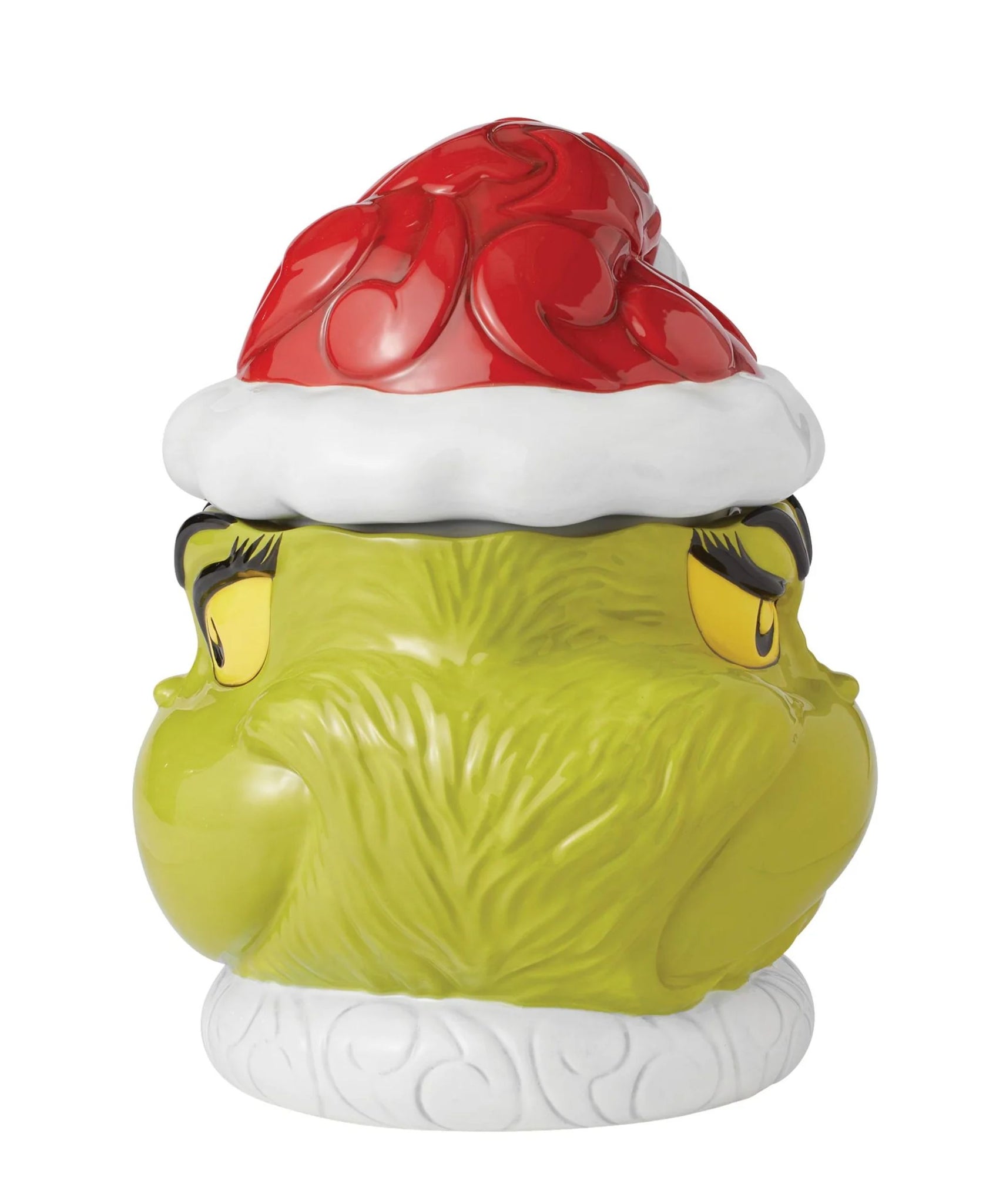 Jim Shore Two-Sided Naughty & Nice Grinch Cookie Jar