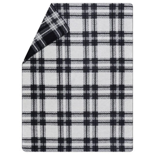 David Fussenegger Savona Throw Tartan Charcoal - 200 x150 cm