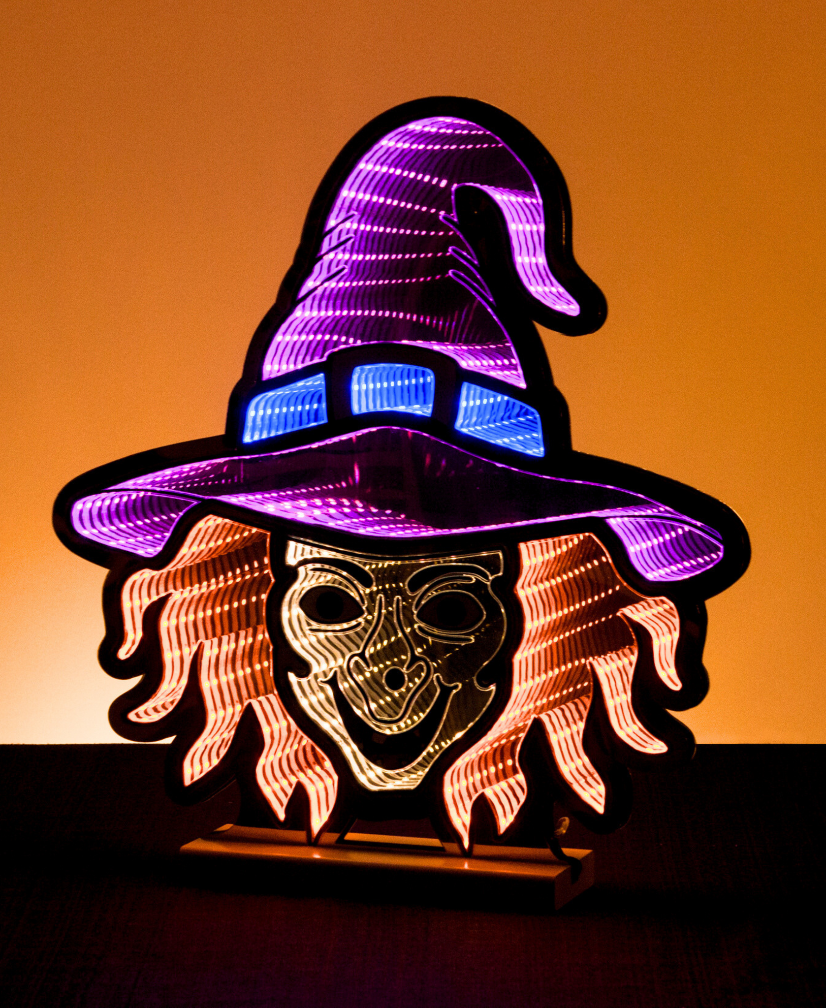 Witch Head Halloween Infinity Light