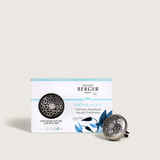 Maison Berger Aroma Happy Car Diffuser Kit with Aquatic Freshness