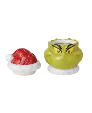 Jim Shore Two-Sided Naughty & Nice Grinch Cookie Jar