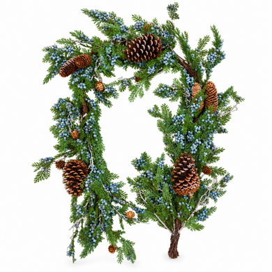 Pine With Berries Garland