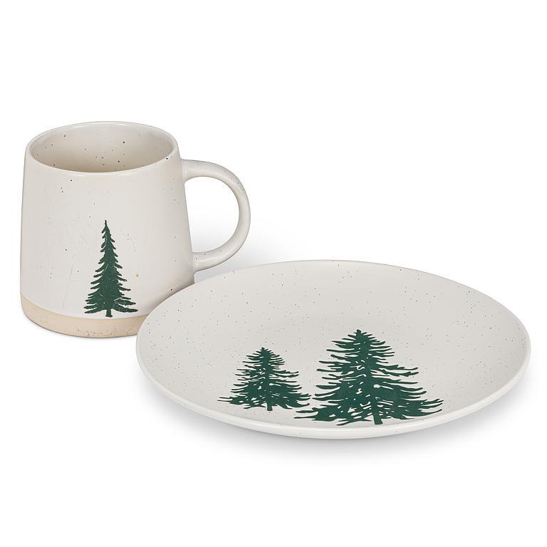 Small Plate With Trees
