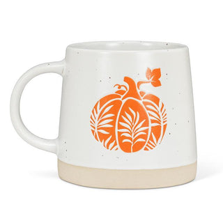 Wide Based Mug With Pumpkins