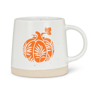 Wide Based Mug With Pumpkins