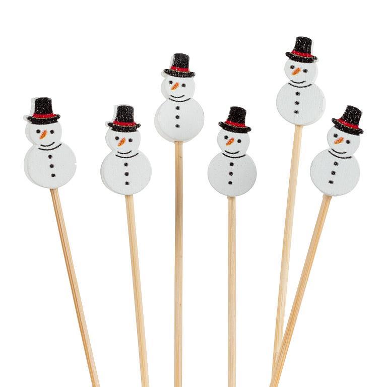 Snowman Picks - 100 Pcs