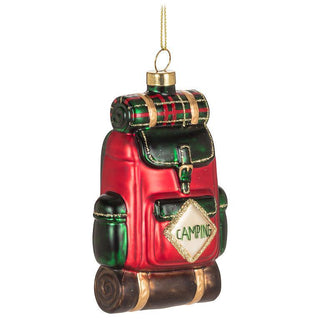 Camping Backpack Ornament by Abbott Collection