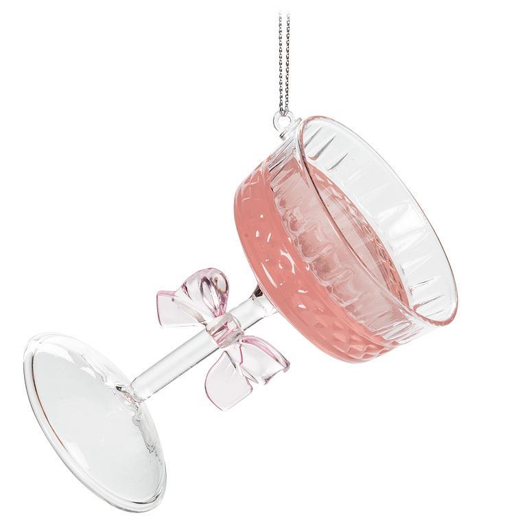 Champagne Cocktail with Bow Ornament by Abbott Collection