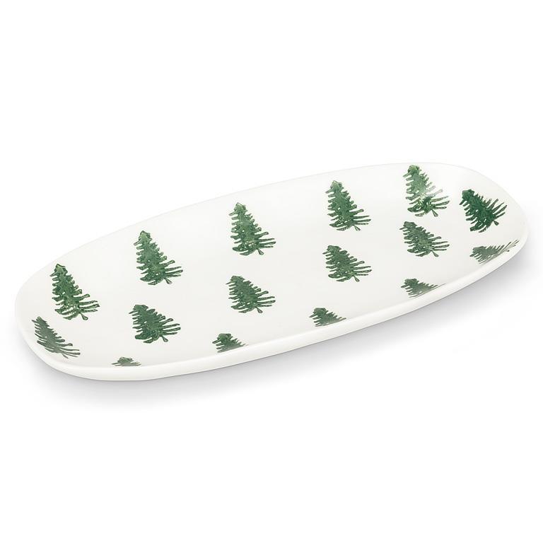 Fir Tree Long Oval Platter