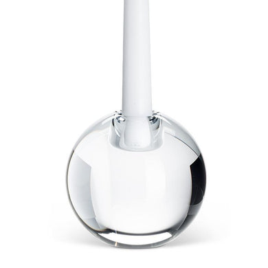 Small Ball Taper Candle Holder - Clear