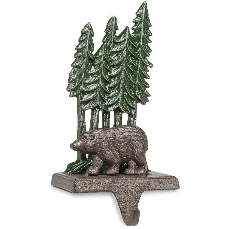 Trees & Bear Stocking Holder