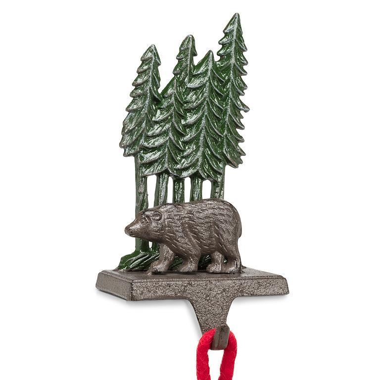 Trees & Bear Stocking Holder