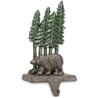 Trees & Bear Stocking Holder