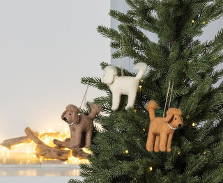 Poodles with Pearls Ornament