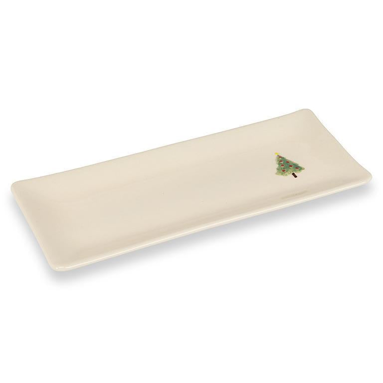 Festive Tree Large Rectangle Plate by Abbott Collection