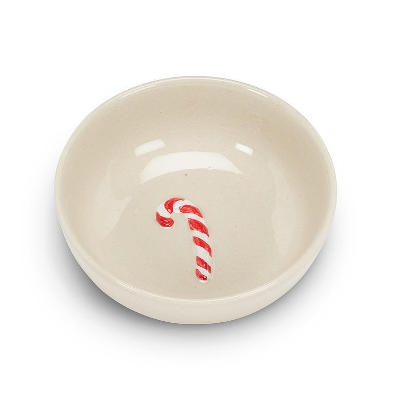 Mini Bowl With Candy Cane