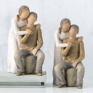 Willow Tree You & Me Figurine - Darker Skin Tone and Hair Colour